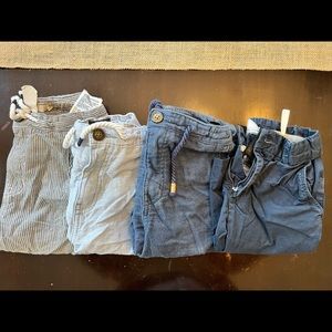 4 pairs of H&M boys shorts size 7-8. Very comfortable, versatile shorts.